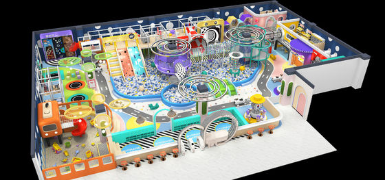 Bom preço Equipamento de playground suave Dreamland grandes estruturas de brinquedos interiores equipamento de área de brinquedo suave on-line