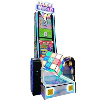 Giá tốt. Công viên giải trí nội thất chơi game một người chơi vé mua lại Magic Cube thế giới máy chơi game Rolling để bán trực tuyến