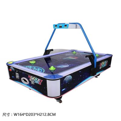 Harga yang bagus Dreamland Coin Op Air Hockey Meja 4 Pemain Mesin Togel 210cm * 172cm * 120cm on line