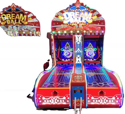 İyi bir fiyat. Dreamland orijinal rüya çılgın yuvarlak topu arcade makinesi madeni para çift oyuncu bilet oyun makinesi satılıyor çevrimiçi