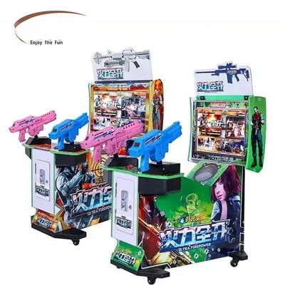 Harga yang bagus 32LCD High Definition Screen Video Shooting Game Machine Untuk Zona Permainan Indoor on line