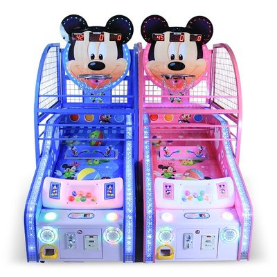 Harga yang bagus Dreamland arcade shooting game anak-anak Mickey basket permainan hiburan mesin on line