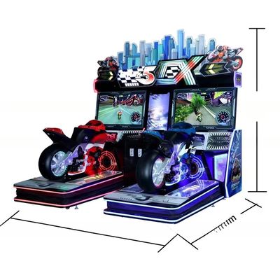 Good price 42LCD Double Players Speed Motorcycle Arcade Game Machine Original Design online