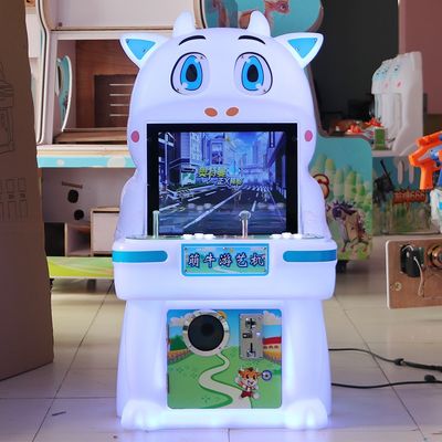 Goede prijs Dreamland nieuwe kinderen schattig koe parkour videospelmachine voor kinderen leuk land online