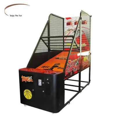 Guter Preis Dreamland Münze betrieben Klappbare Straße Basketball Arcade Spielmaschine Basketball Schießmaschine Online