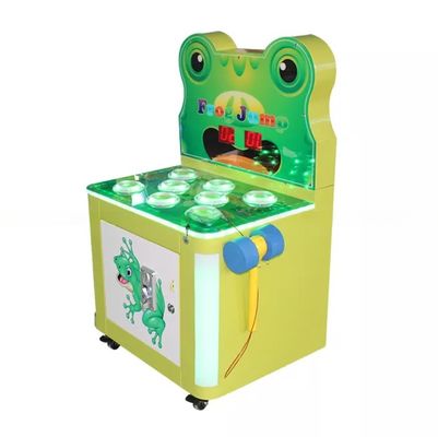 ราคาดี 2022 เด็ก เหรียญที่ใช้ Whack a Mole Hitting Frog Hammer เครื่องเล่นเกมส์หวยฮามสเตอร์ ออนไลน์