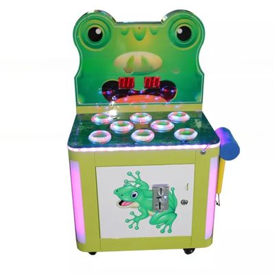 Bom preço crianças moeda operado batendo sapo bater uma toupeira sapo martelo bilhete de arcade máquina de jogo de resgate para o shopping on-line