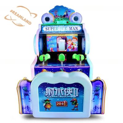 Harga yang bagus Dreamland coin operated arcade air shooting machine 3 pemain interaktif tanaman vs zombie 3d shooting game machine on line