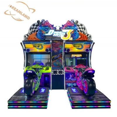 Giá tốt. Dreamland tiền xu hoạt động hai người chơi lái xe máy chơi trò chơi arcade máy mô tô mô phỏng người lớn máy trực tuyến