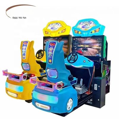 Buon prezzo Due giocatori 3D guida auto macchina di gioco arcade elegante 200*180*210CM' in linea