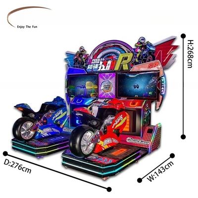 Buen precio Dreamland Nuevo Producto doble motocicleta de carreras arcade máquina de juego de motocicleta coche de carreras máquina de arcade en línea