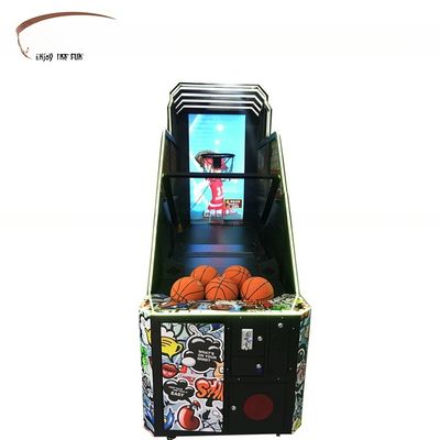Harga yang bagus Anak-anak LED Arcade Games Basketball Mesin Mudah Dioperasikan Kinerja Tinggi on line