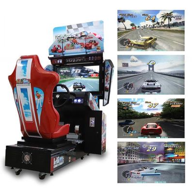 Giá tốt. Máy chơi game đua xe chạy bằng đồng xu với màn hình LCD 32 inch trực tuyến