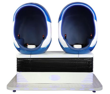 Bon prix Vente à chaud 42 pouces VR équipement de cinéma pièce opérée 9D VR double fauteuil à œufs machine de jeu en ligne
