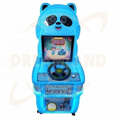 Guter Preis Dreamland Panda Design Kinder Arcade-Maschine Münze Betriebenes Auto-Rennspiel-Maschine für Kinder jeden Alters Online