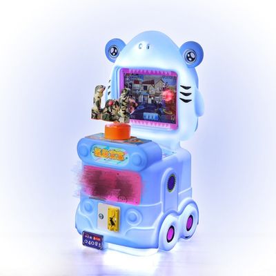 Bon prix Écran de 17 pouces Jeux pour enfants Machine de jeu requin bébé Double arme de tir Jeux d'arcade en ligne