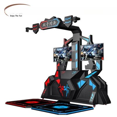 سعر جيد لاعبين مزدوجين محاكي إطلاق النار VR 9D VR Treadmill مع نظارات VIVE COSMOS VR الانترنت