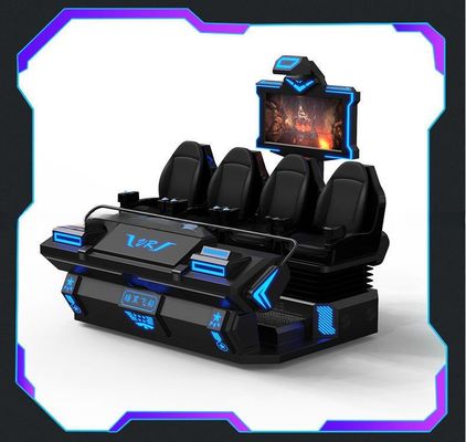 Goede prijs Warme verkoop 4 spelers 9d vr game machine virtuele realiteit vr films simulator vr bioscoop voor Indoor 9dvr pretpark online