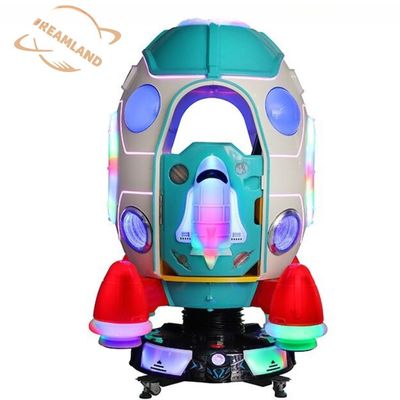 Good price Dreamland New Coin Operated Children Rotating Kiddie Rides Happy Elevating Spacecraft Game Machine online