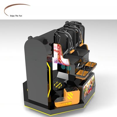 Harga yang bagus Taman Hiburan 9d Roller Coaster 720 1080 derajat Rotasi Vr Mesin Penerbangan on line