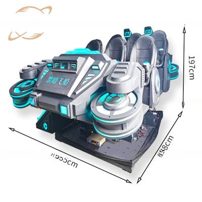 Good price Dreamland amussment park products 9d vr cienma chair vr simulator  6 seats 9d vr cinema glasses online