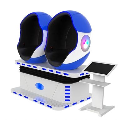 좋은 가격 드림랜드 소스 VR 공장 9D VR 이중 달걀 의자 360 VR 영화 2 좌석 9D 시뮬레이터 달걀 온라인으로