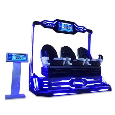 ราคาดี E3 VR Glasses Virtual Reality Chair 9d Simulator 3 ที่นั่ง สําหรับศูนย์บันเทิง ออนไลน์