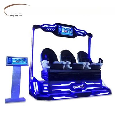 Good price 3 Seats Arcade 9D VR Chair 9D Virtual Reality Cinema Simulator 245*130*245CM online