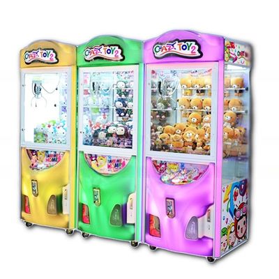 Giá tốt. Nhà máy giá rẻ arcade tiền xu hoạt động đồ chơi điên 2 móng tay máy con búp bê cẩu máy bán trực tuyến