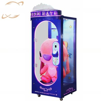Bon prix L'usine de Dreamland rose date coupe prix machine de jeu de pièce opérée amusement jeu d'arcade coupe gros jouets machine à griffes en ligne
