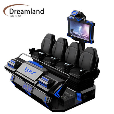 Harga yang bagus 600KG Virtual Reality Cinema Kombinasi sempurna 9D VR Cinema 4 kursi on line