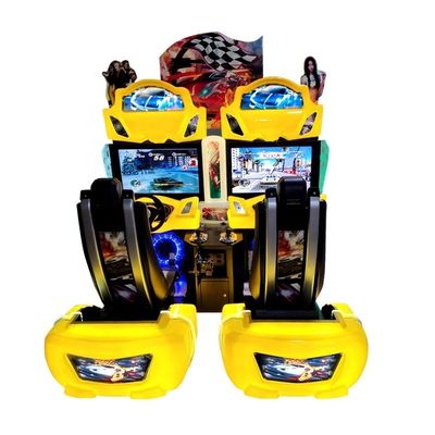 قیمت خوب 3D Video Outrun Racing Car Game Machine با سکه کار می کند بازی جذاب آنلاین
