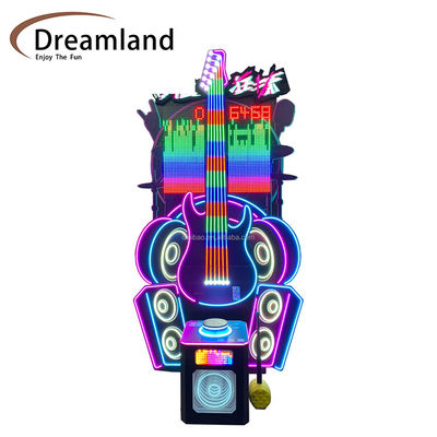 Guter Preis Unterhaltung Attraktives Design Verrückte Gitarre Spielautomat Münze betrieben Online