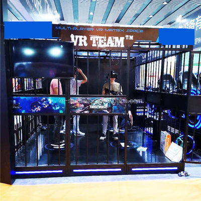 Good price Guangzhou Virtual Reality VR Fighting Battle Arcade 9dvr 4 Person Multiplayer Big Family Shooting Zombie Room Games online