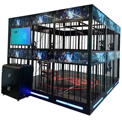 Good price Dreamland 9D VR Team Multi players 9D Virtual Reality Gun Shooting Game Machine 360 degree Vision VR Space online