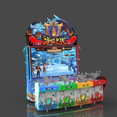 Buen precio Máquina de juego de tiro de batalla de la llama de hielo de pantalla grande para 4 jugadores Máquina de arcade en línea