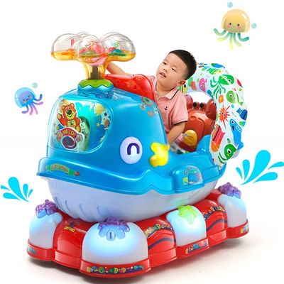 良い値段 商業用 子供用のコイン駆動ゲームマシン QQ 子供用のクジラ乗車 オンライン