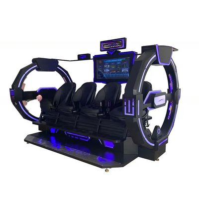Хорошая цена 2022 Dreamland новый дизайн 9D виртуальная реальность 4 игроков VR киномашина с роллер-костером со специальными эффектами онлайн
