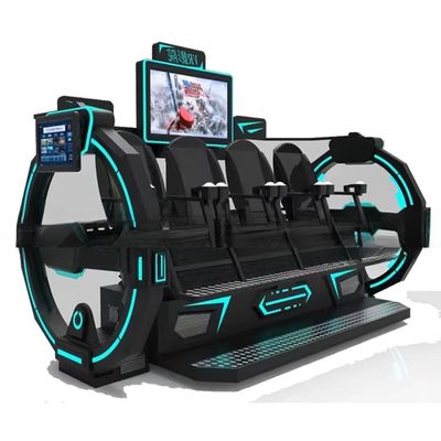 좋은 가격 슈퍼 VR 달걀 의자 2 / 3 / 4 좌석 멀티 플레이어 9D VR All In One VR 롤러 코스터 게임 VR 시뮬레이터 기계 온라인으로