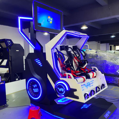 ราคาดี เทคโนโลยี VR ค่าตอบแทนสูง เครื่อง 9d เครื่องจําลอง 360 VR รอลเลอร์โคสเตอร์สําหรับ VR เกมโซน ออนไลน์
