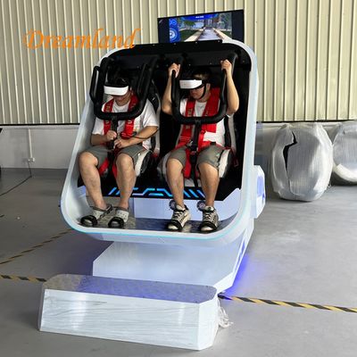 قیمت خوب پارک تفریحی واقعیت مجازی 9D VR 360 درجه چرخش roller coaster VR Cinema Simulator آنلاین