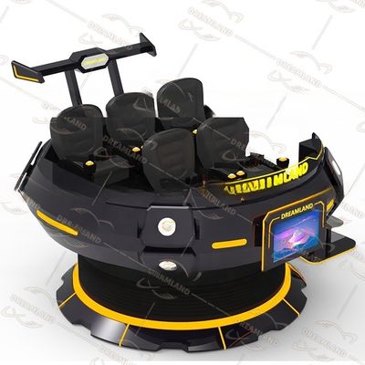Хорошая цена Dreamland Виртуальная реальность 360 вращающийся стул 5 мест VR 360 Ролик-костер 720 градусов VR симулятор полета онлайн