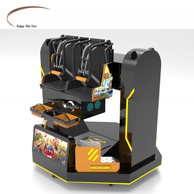 Double Players 720 VR Roller Coaster Chair 9d Virtual Reality Roller Coaster Simulator