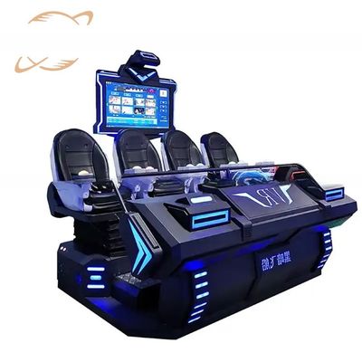 Dreamland entertainment 9D virtual reality carnival games machine 9D 4 seats VR Cinema simulator Starship