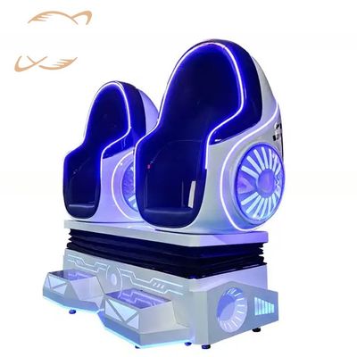 قیمت خوب شبیه ساز دلملند سینما 9D VR تجهیزات واقعیت مجازی دو نفره roller coaster 9D VR صندلی آنلاین