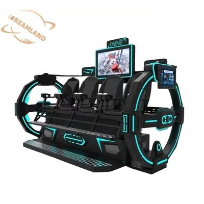 Хорошая цена Dreamland горячая продажа 9D VR кинотеатр 4 места VR симулятор для парка развлечений онлайн