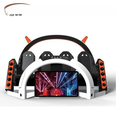 4 Players 9d Virtual Reality Cinema Equipment 9d Vr Panda Adventure Cinema