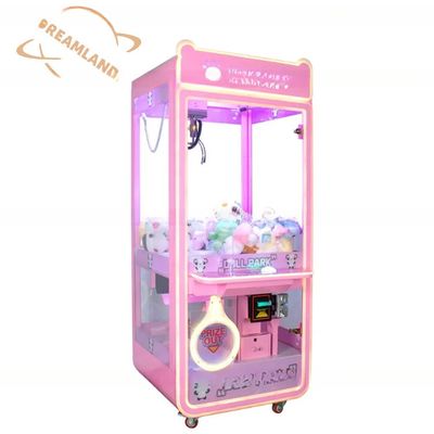 Bom preço Dreamland Cartão de Crédito Pagamento Moeda Pusher Garra Bonecas Máquina de Jogo Arcade Brinquedos Máquina de Venda on-line