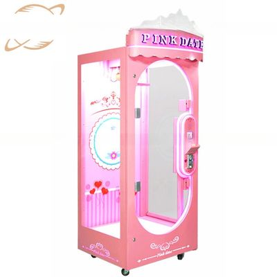 良い値段 ドリームランド コイン オペレーティング カット・ユア・プライズ 爪ギフトゲームマシン アーケード ピンク デート プラシュ トイ・プライズ 自動販売機 オンライン