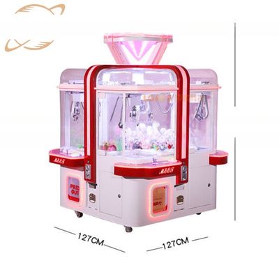 Goede prijs Dreamland 4 spelers vangen boetiek grijpen cadeau mini pluis speelgoed klauw kraan machine munt bediend klauw spel machine online
